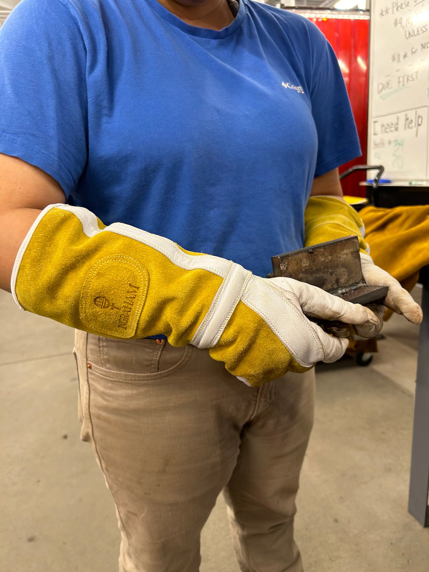 WOMANS LEATHER WELDING GLOVES FW1