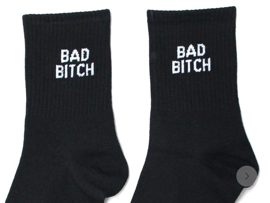 Bad Bitch Cotton Socks