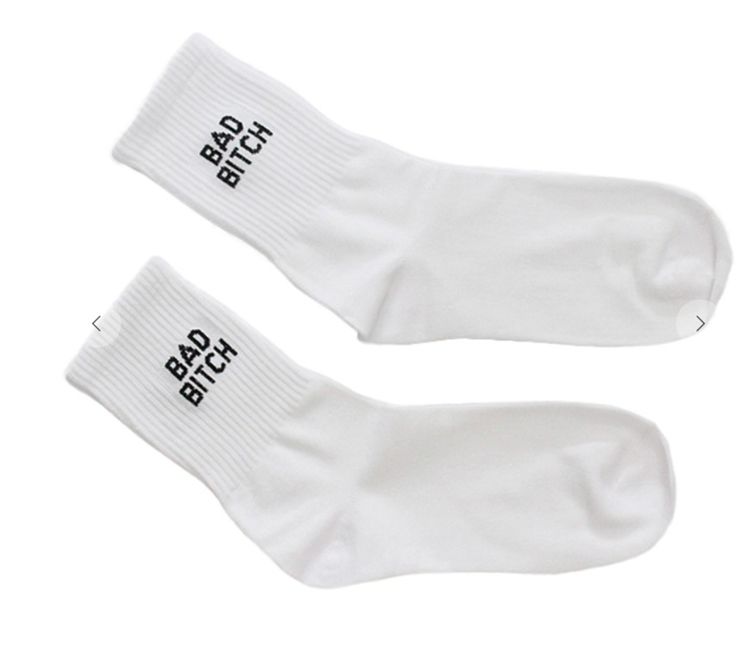 Bad Bitch Cotton Socks