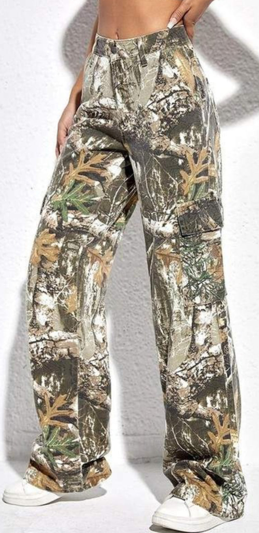 Ingraham Real Tree Cargo Camouflage Wide Leg Work Pant