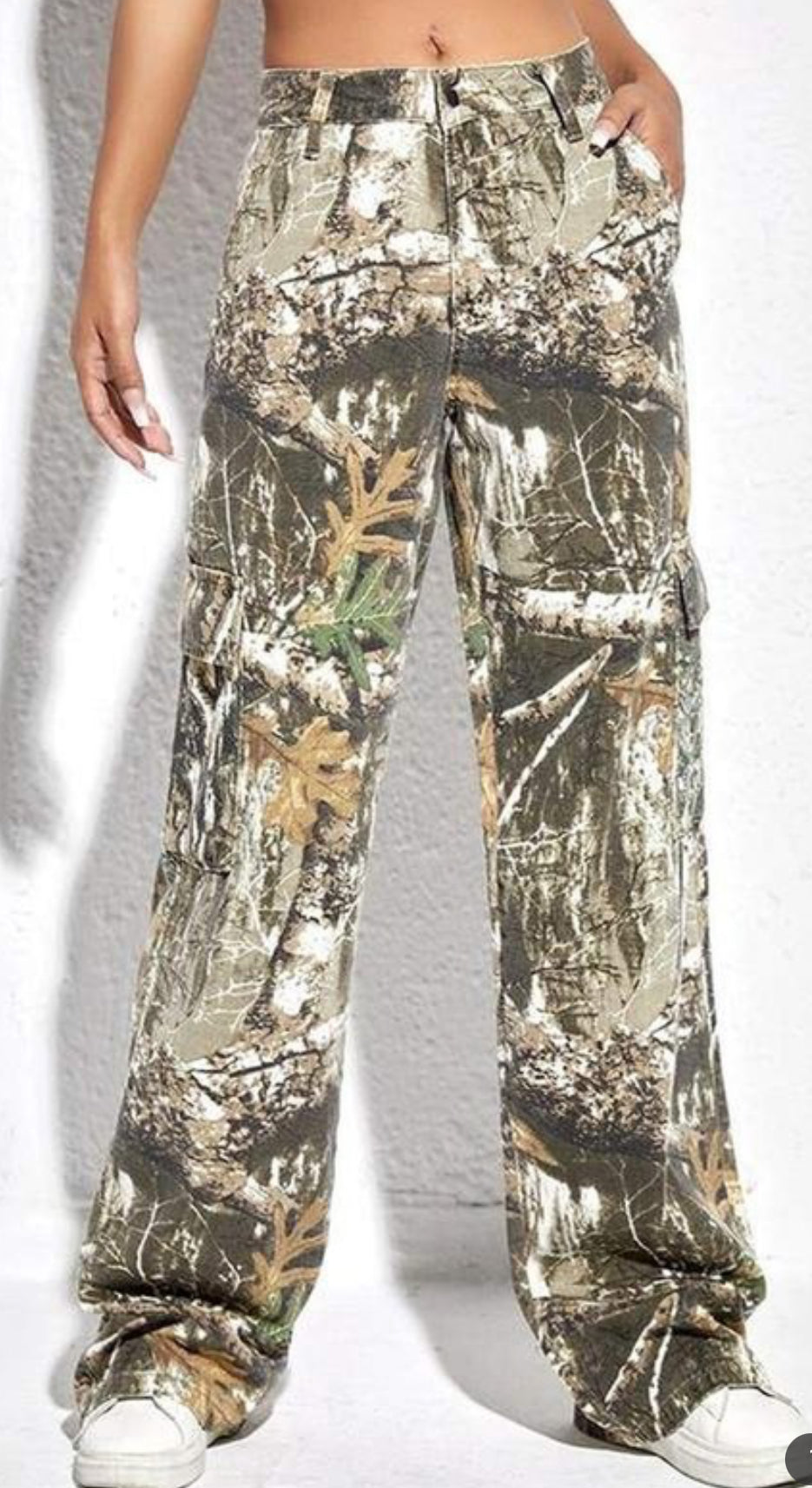Ingraham Real Tree Cargo Camouflage Wide Leg Work Pant