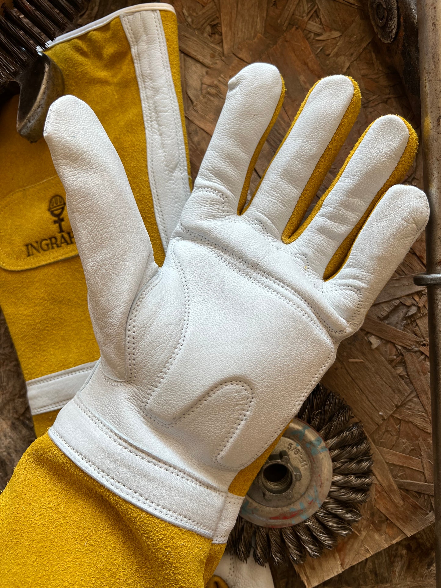 WOMANS LEATHER WELDING GLOVES FW1